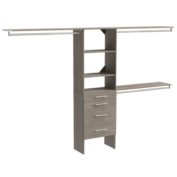 ClosetMaid SuiteSymphony 84" W 120" W Closet System with Drawers